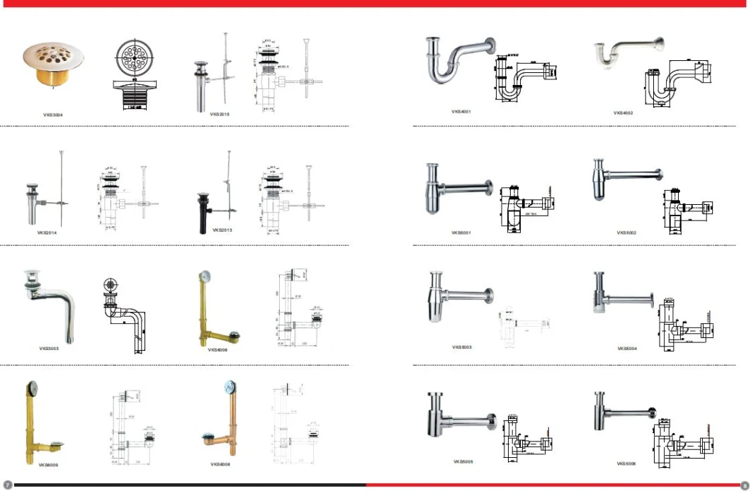 Bath and Basin Spare Parts Brass Plug for Pop up Drainer Waste (ALPJ0037)